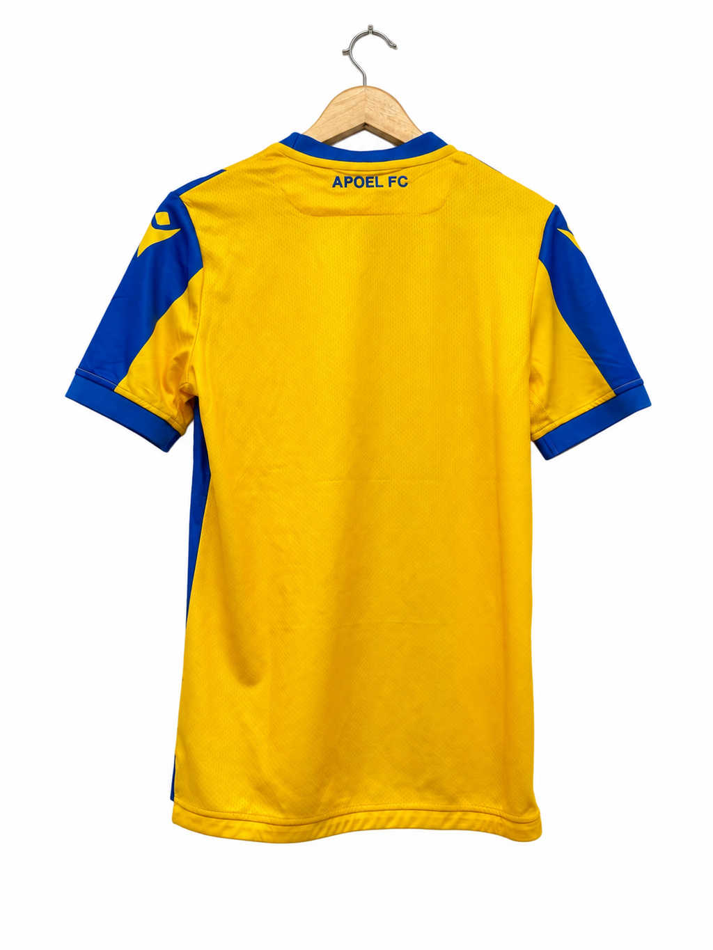 APOEL Nicosia 2019/20 thuisshirt maat M, achterkant