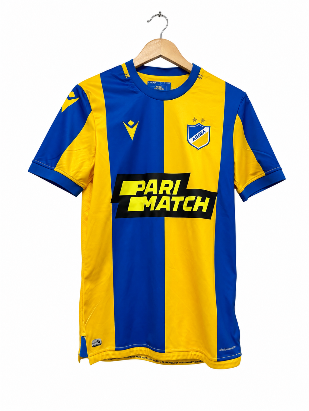 APOEL Nicosia 2019/20 thuisshirt maat M, voorkant