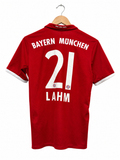 Bayern Munich 2016/17 thuisshirt maat S met Lahm #21, achterkant