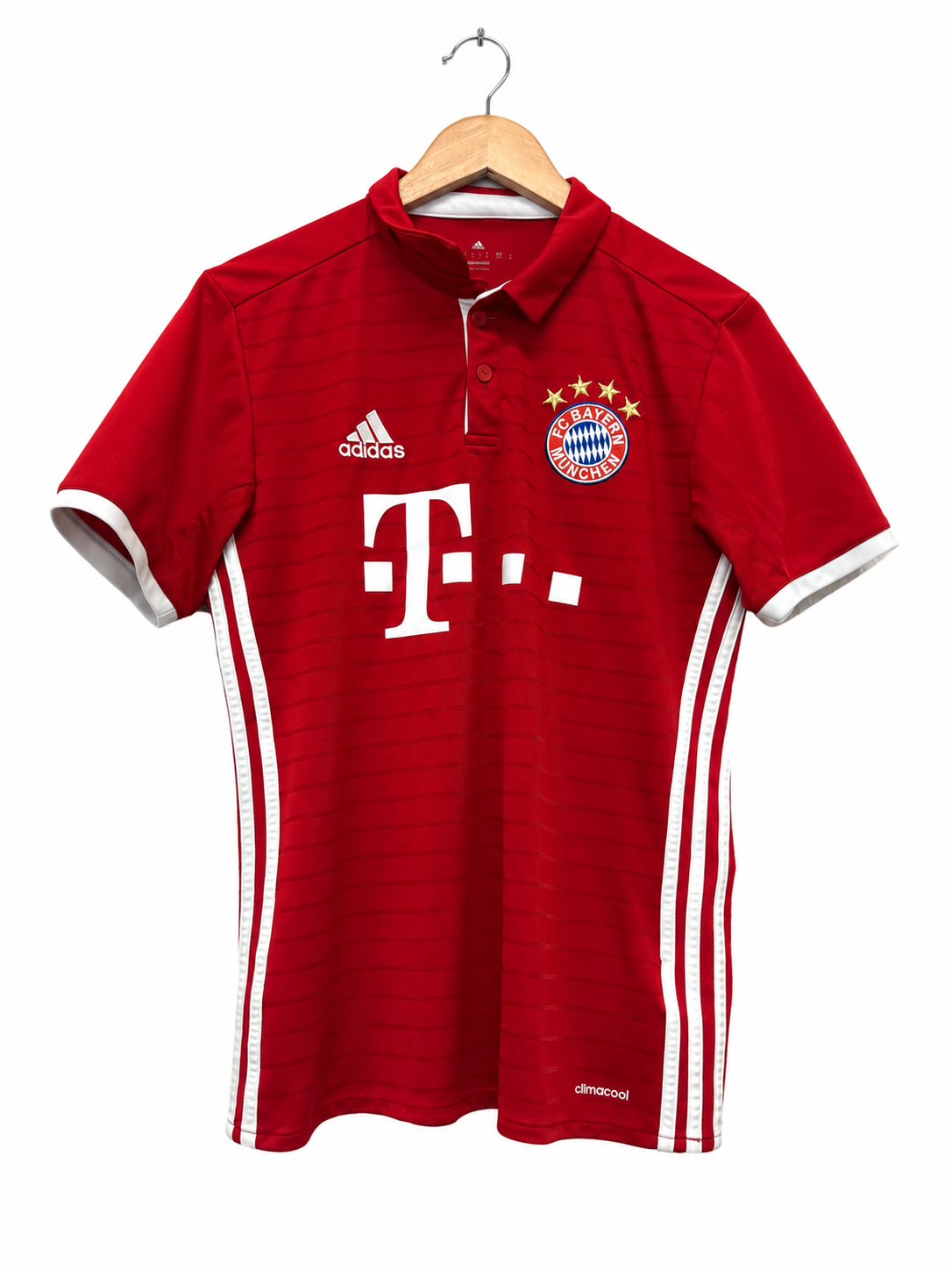 Bayern Munich 2016/17 thuisshirt maat S met Lahm #21, voorkant