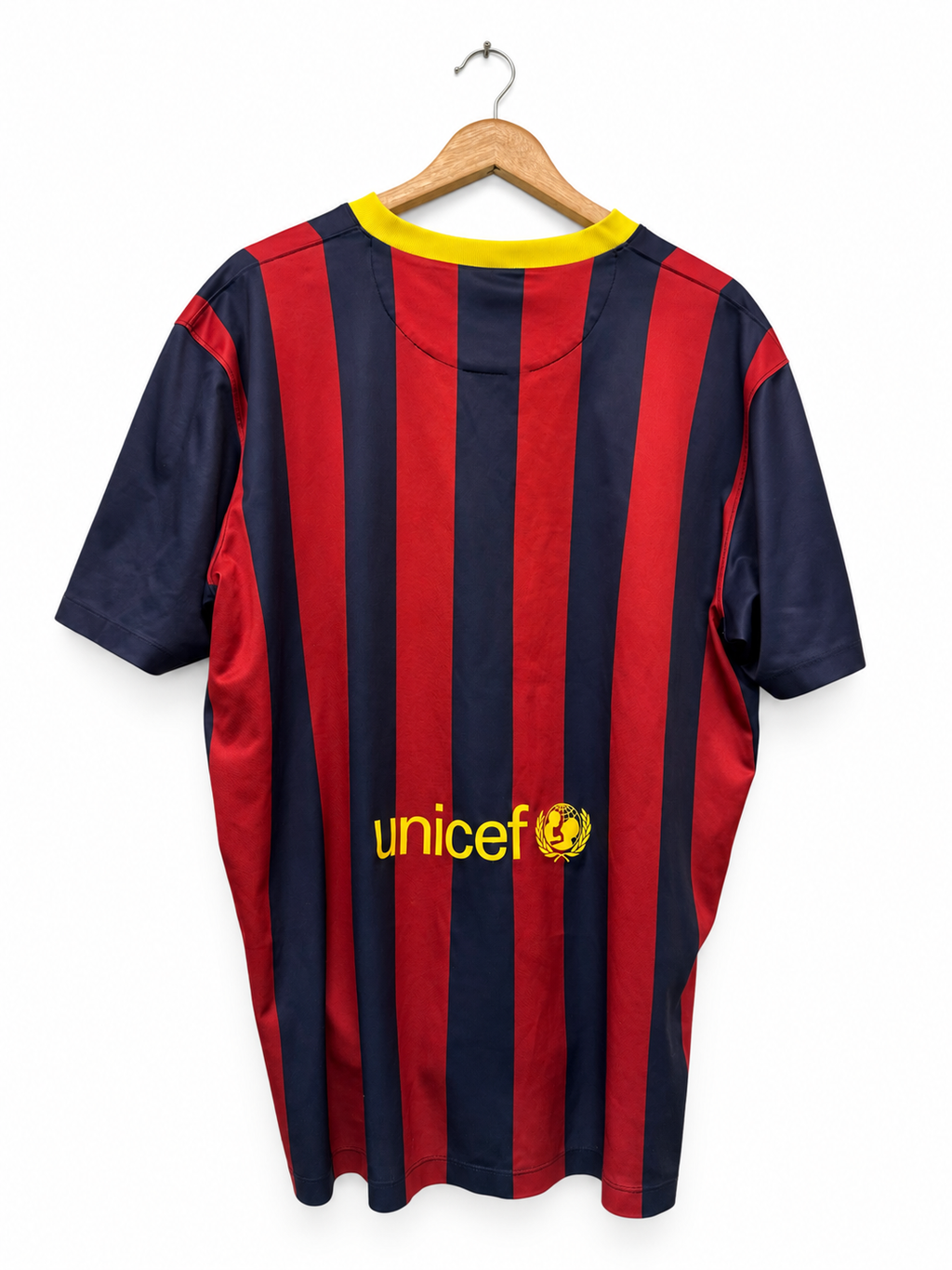 FC Barcelona 2013/14 thuisshirt maat XL, achterkant
