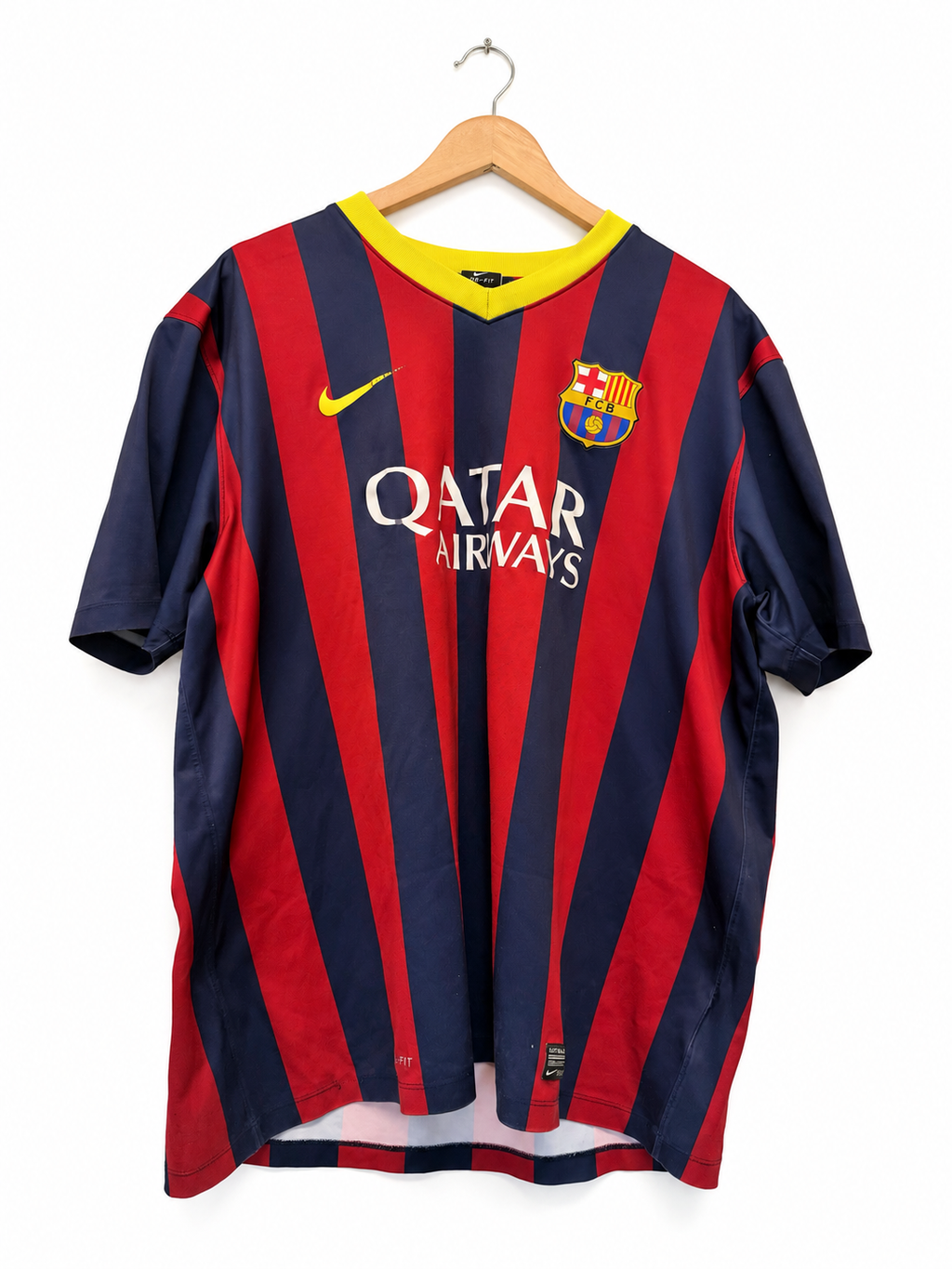 FC Barcelona 2013/14 thuisshirt maat XL, voorkant