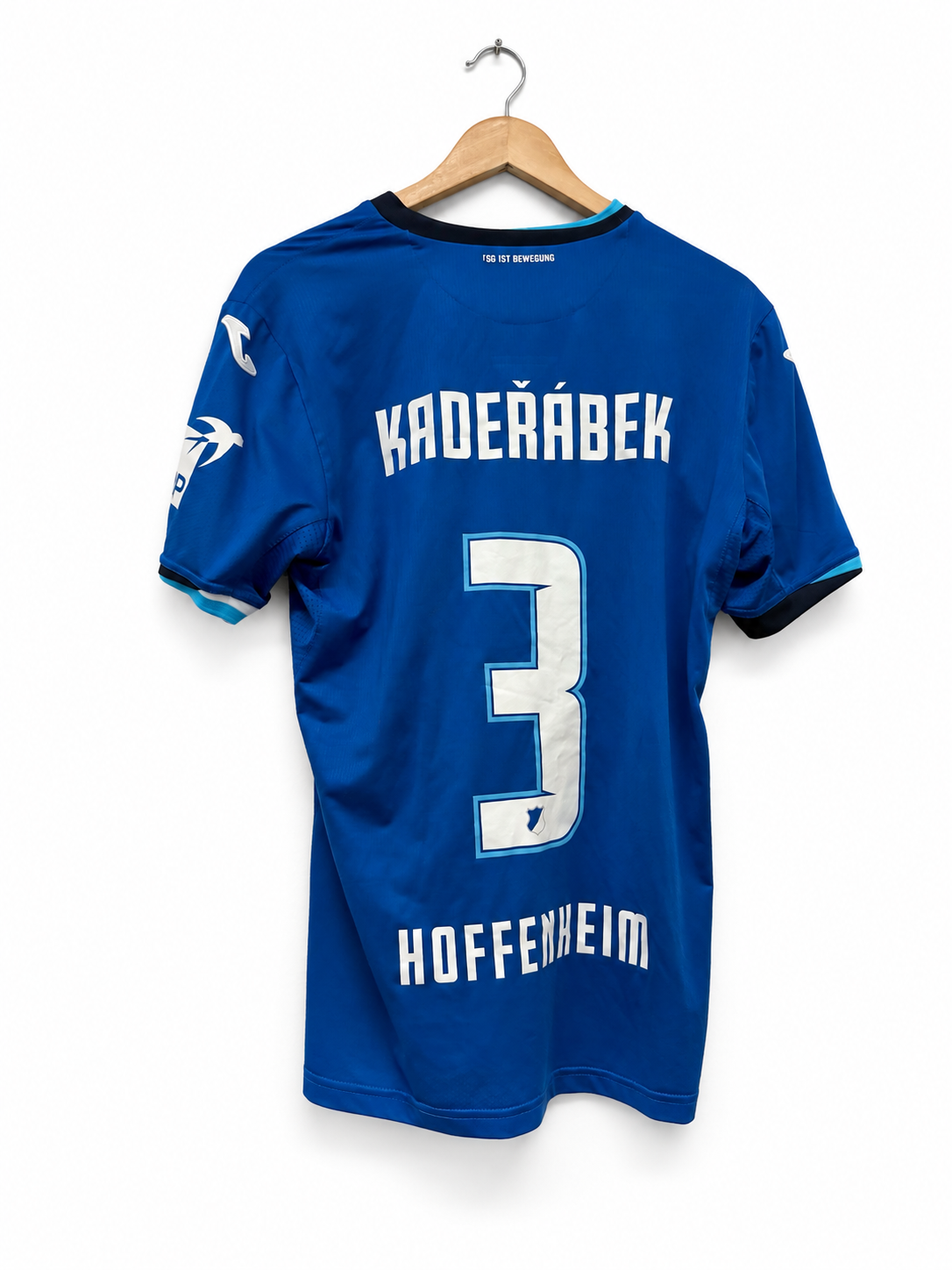 TSG Hoffenheim 2020/21 thuisshirt maat M met Kadeřábek #3, achterkant