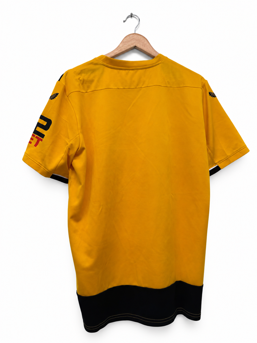 Wolverhampton Wanderers 2022/23 thuisshirt maat L, achterkant